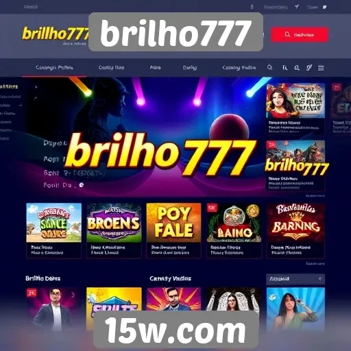 A evolução do design do site Brilho777